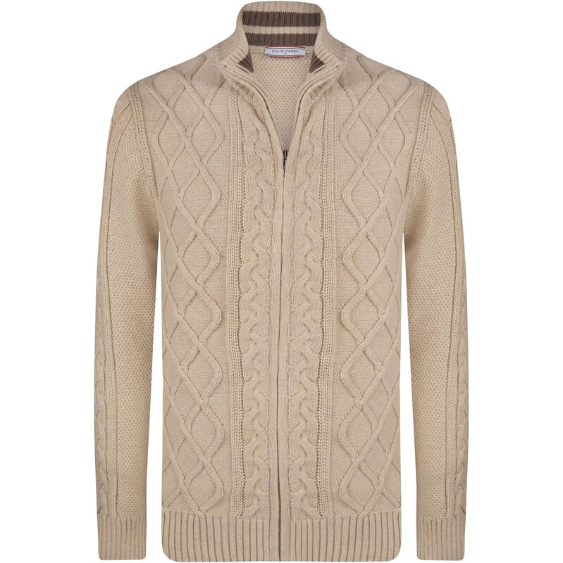 Felix Hardy Kardigán piesková 66681843