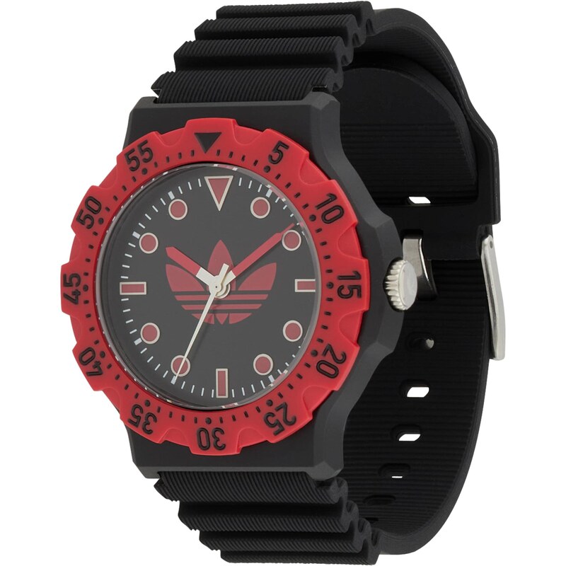 ADIDAS ORIGINALS Analógové hodinky Discover Two červená / čierna 66681858