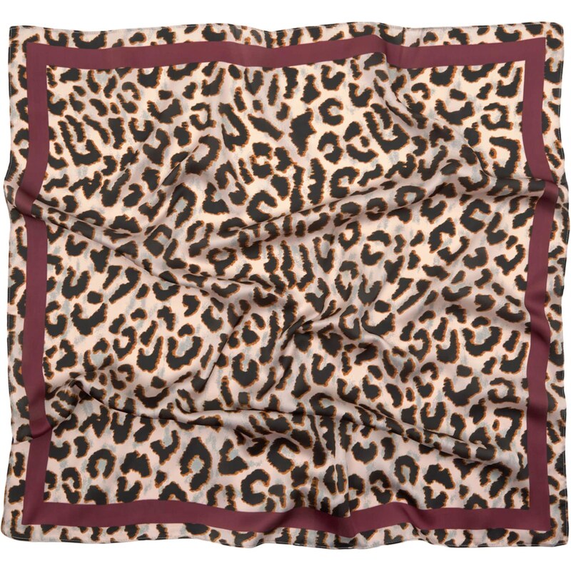 Pull&Bear Šatka béžová / hrdzavohnedá / čierna 66681874