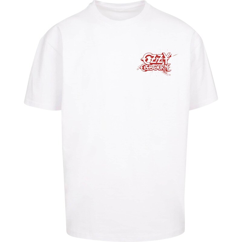 Merchcode Tričko Ozzy Osbourne - Patient 9 krvavo červená / biela 66707073