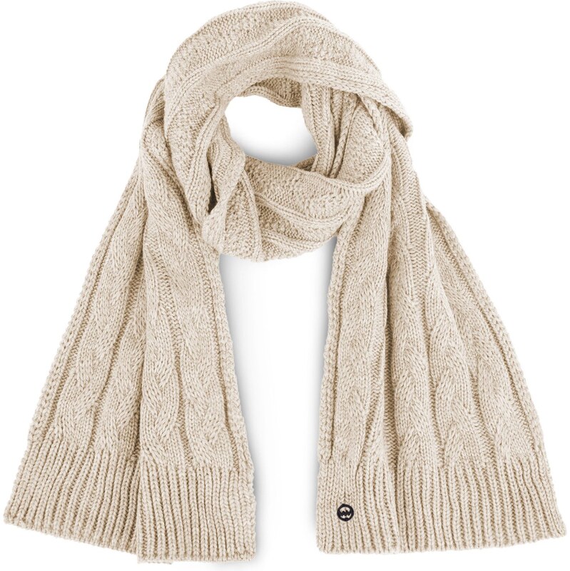 VUCH Béžový pletený šál Sheron 66683420