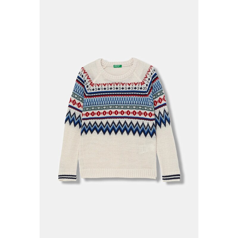 Sveter s prímesou vlny United Colors of Benetton 66702716