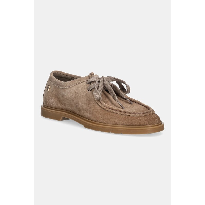 Semišové mokasíny Tommy Hilfiger LIGHTWEIGHT SUEDE APRON TOE 66702754