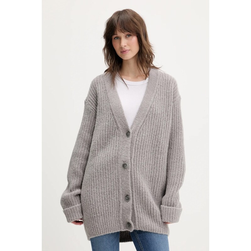 Kardigan s prímesou vlny HUGO Shent 66702784