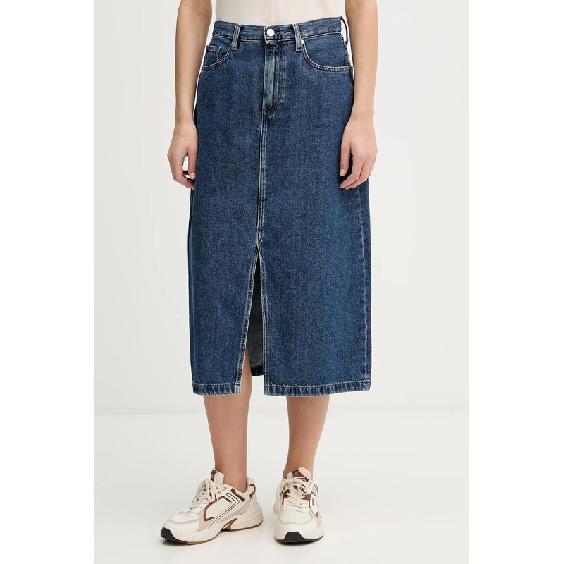 Rifľová sukňa Tommy Hilfiger 66702804