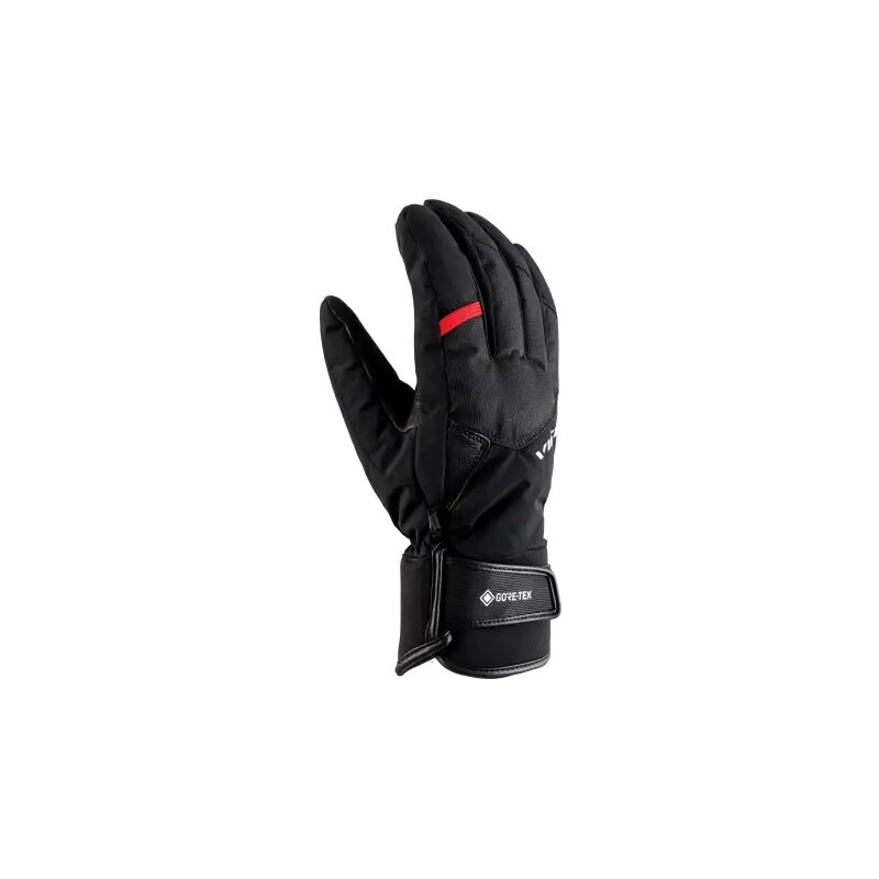 E-shop Viking Branson GTX pánske lyžiarske rukavice Black/Red vel. 10