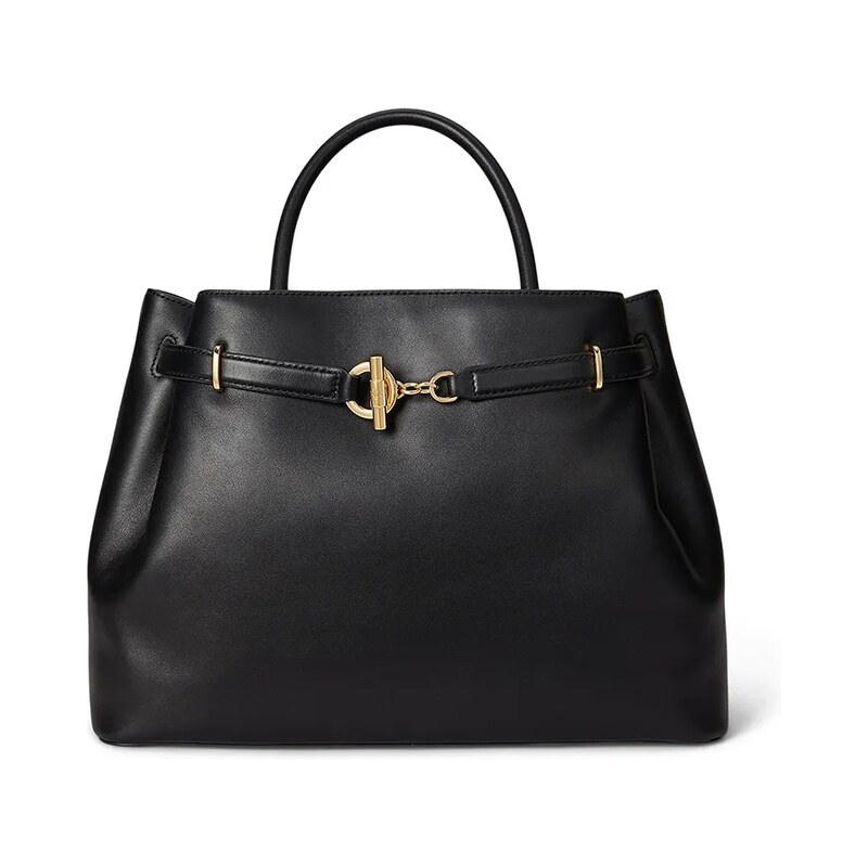 Kožená kabelka Lauren Ralph Lauren 66691536