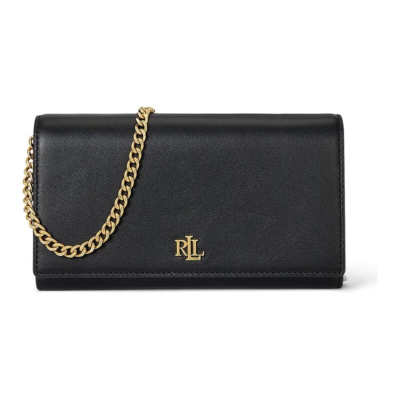 Kožená kabelka Lauren Ralph Lauren 66691539