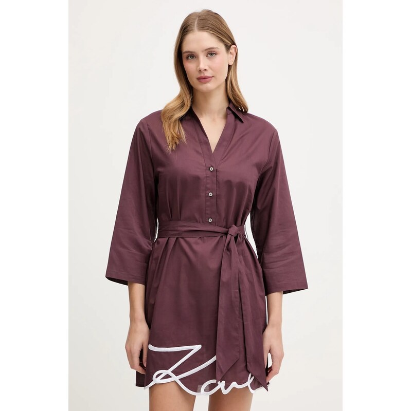 Bavlnené šaty Karl Lagerfeld 66691412