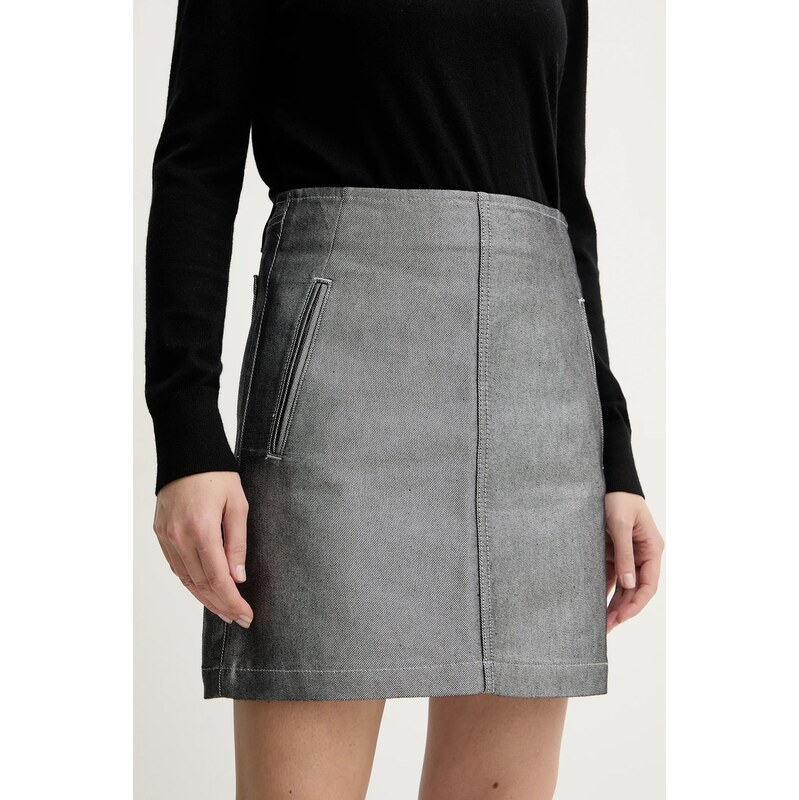 Rifľová sukňa Calvin Klein Jeans 66692017