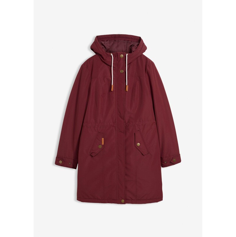 bonprix Outdoorový kabát, vodoodpudivý, farba červená 67181293