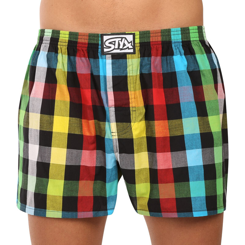 Pánske trenky Styx klasická guma nadrozmer viacfarebné (E0106) 5 66855150