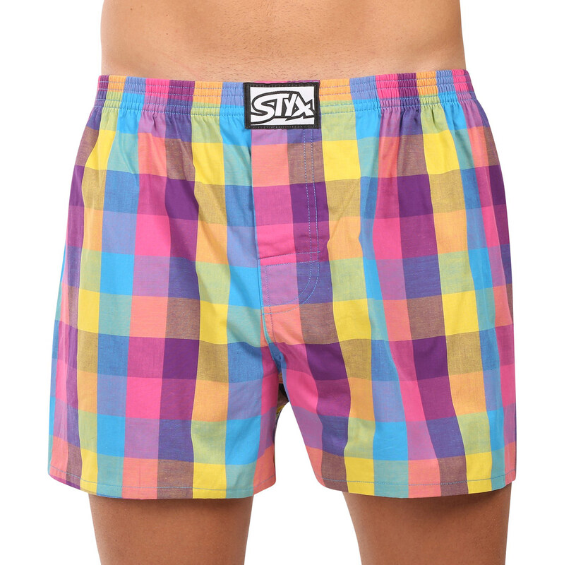 Pánske trenky Styx klasická guma nadrozmer viacfarebné (E0104) 5 66855162