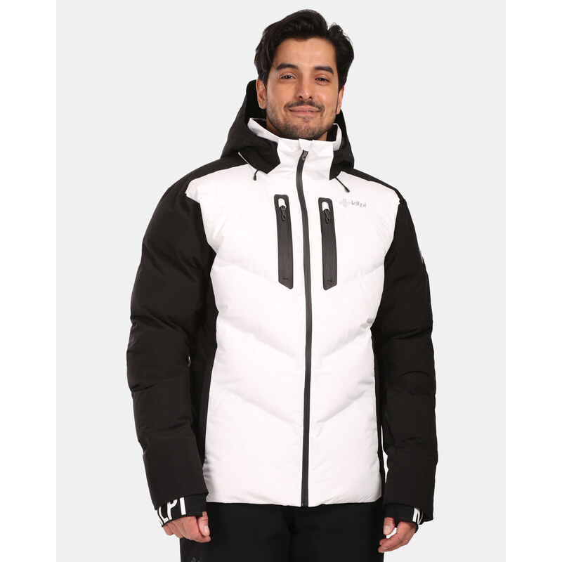 Pánska lyžiarska bunda Kilpi SKIMMIO-M biela 66695145