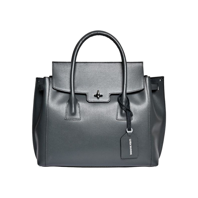 Luisa Vannini Dámska kožená kabelka LV 479 Grigio 66694454