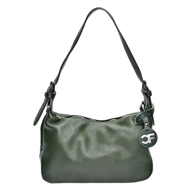 Carla Ferreri Dámska kožená kabelka CF1945 Verde 66694459