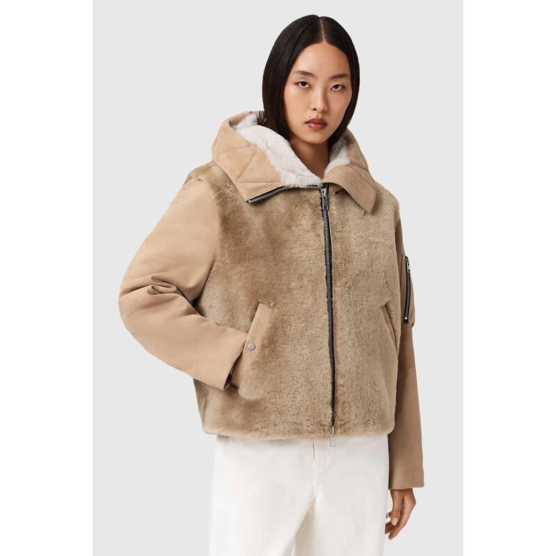 Semišová bunda AllSaints 66695739