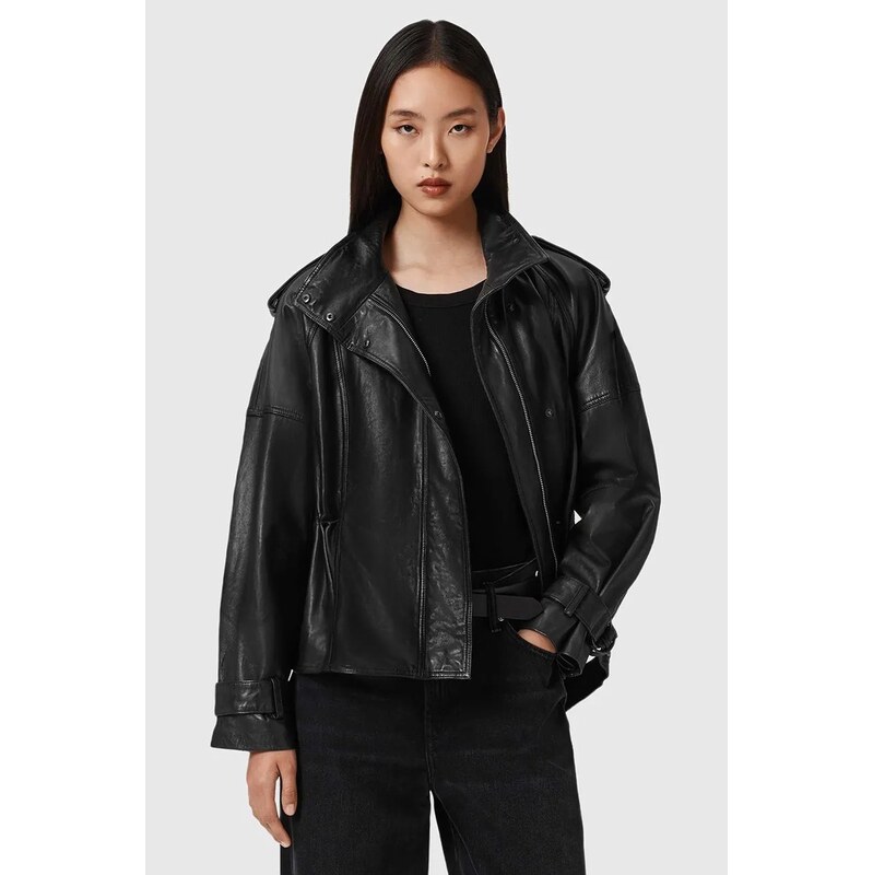 Kožená bunda AllSaints 66695754