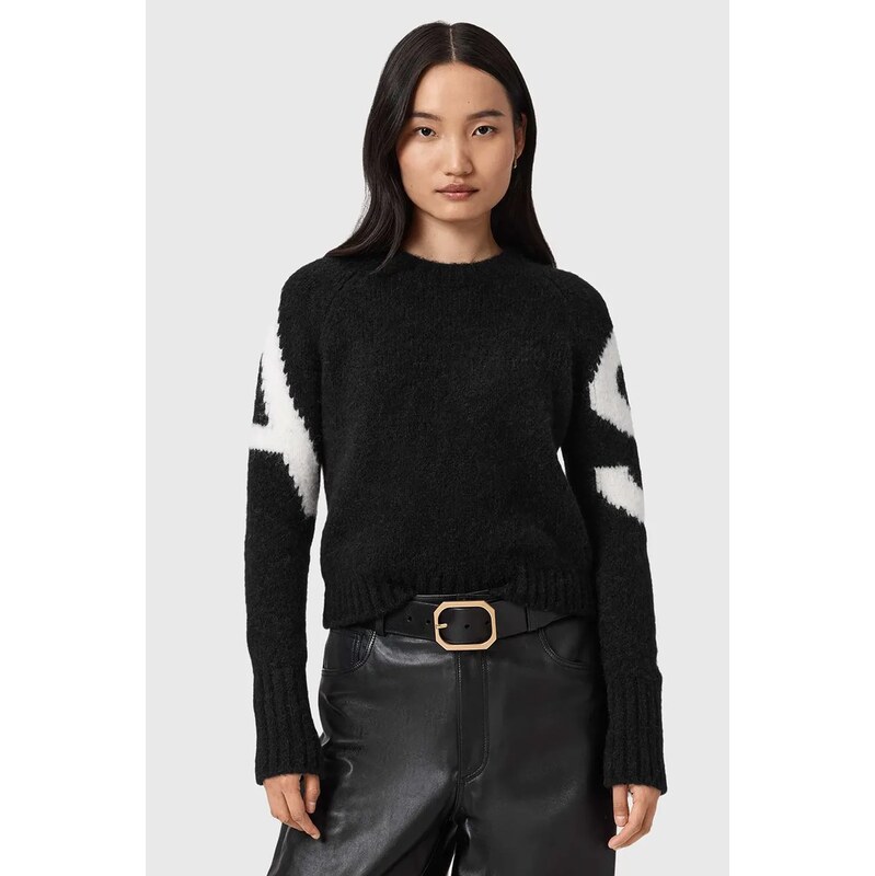 Sveter s prímesou alpaky AllSaints 66695748