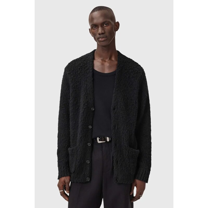 Kardigan s prímesou vlny AllSaints 66695766