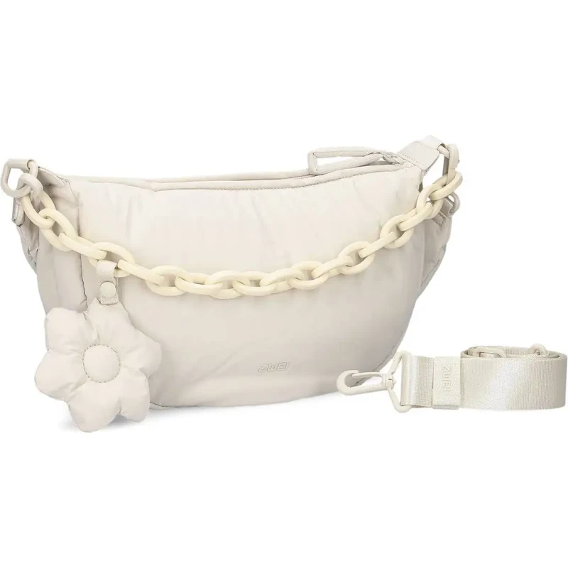Kabelka crossbody se dvěma popruhy Zwei HA70 WHI 67211158