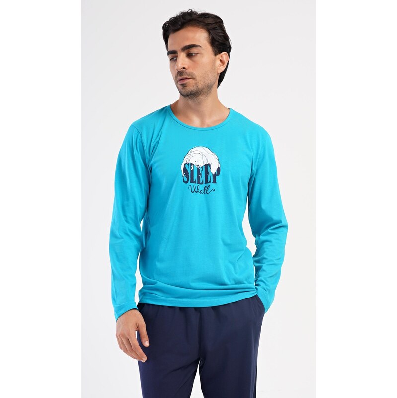 Vienetta MAN Pánske pyžamo dlhé Spánok 66696798