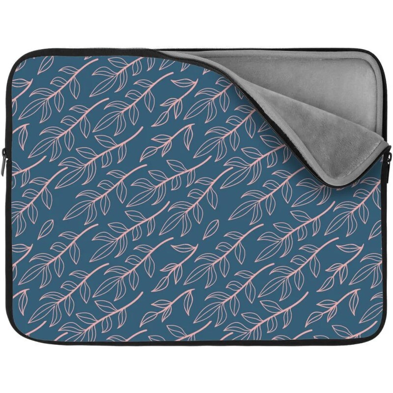 Sablio Obal na notebook Ružové maľované lístky 65430254