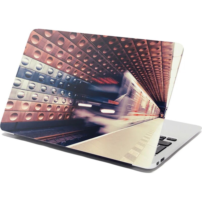 Sablio Samolepka na notebook Metro na farebnej stanici 65112468