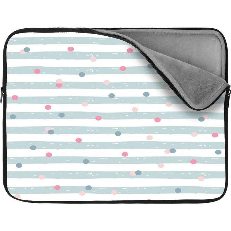 Sablio Obal na notebook Bodky a pruhy 65426974