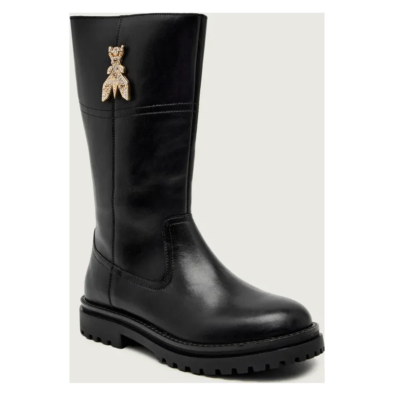 Patrizia Pepe Kožené kozačky 66696878