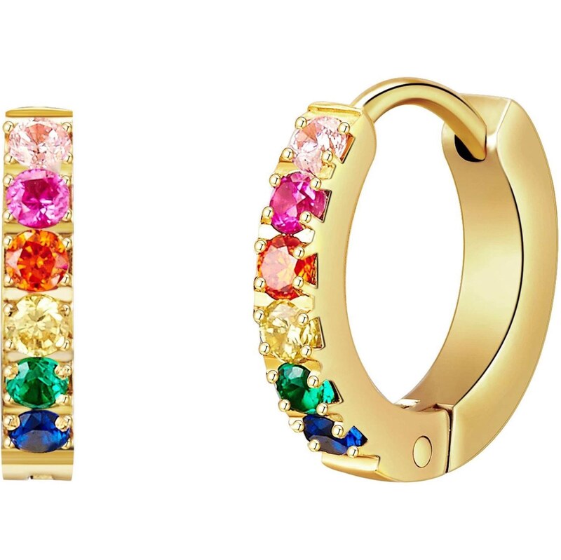 Eastside Náušnice zlatá / zmiešané farby 66718124