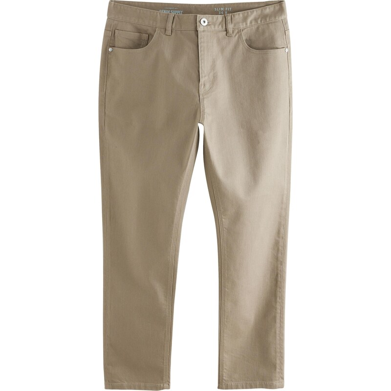 Next Džínsy tmavobéžová 66707161