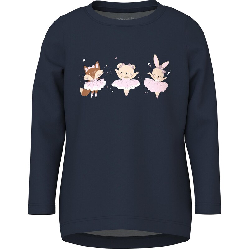 NAME IT Tričko NMFVIX tmavomodrá / hnedá / orgovánová 66707322