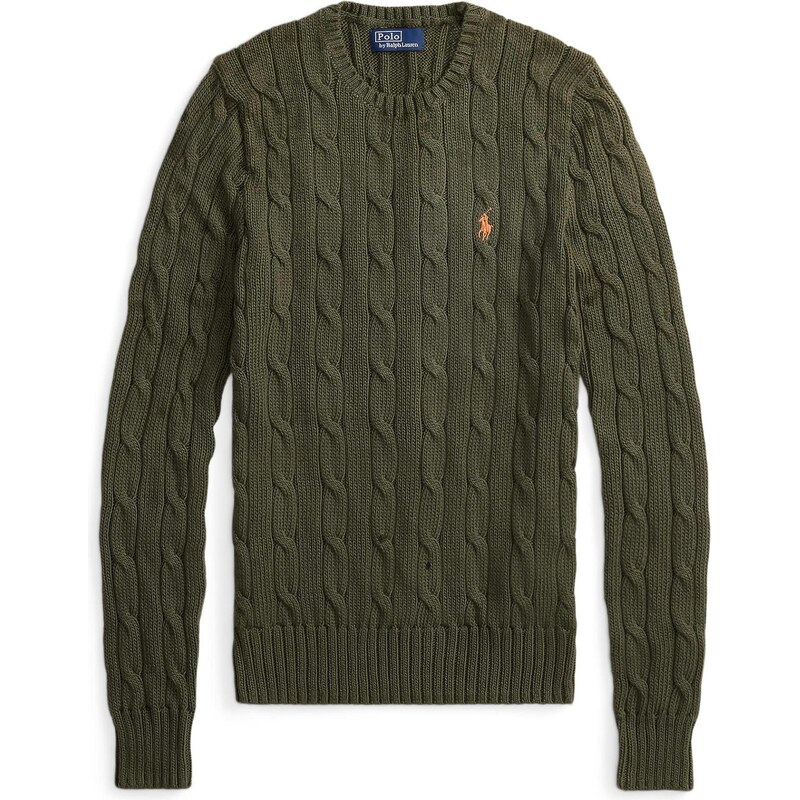 Polo Ralph Lauren Sveter olivová / svetlooranžová 66707465