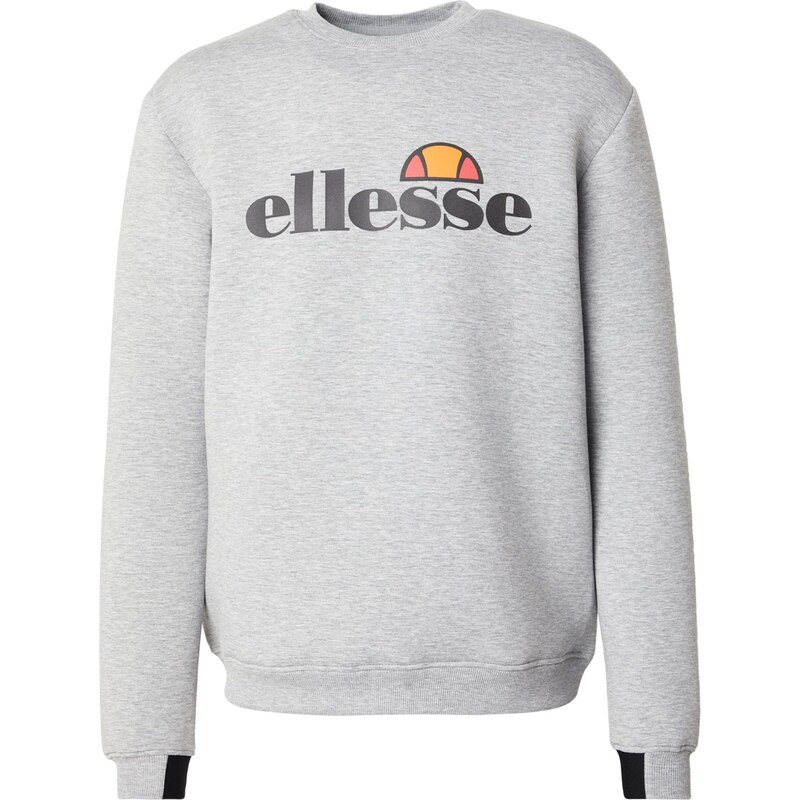 ELLESSE Mikina Corvaro sivá melírovaná / oranžová / červená / čierna 66707494