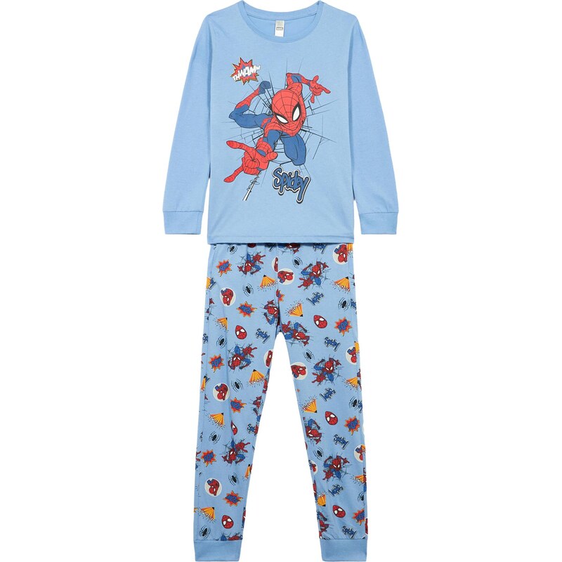 Lindex Pyžamo Spiderman modrá / svetlomodrá / červená / čierna 66707520