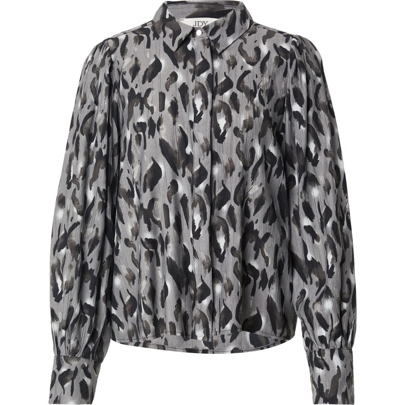 JDY Blúzka sivá / antracitová / biela 66707621