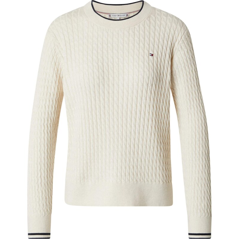 TOMMY HILFIGER Sveter krémová / námornícka modrá 66707645