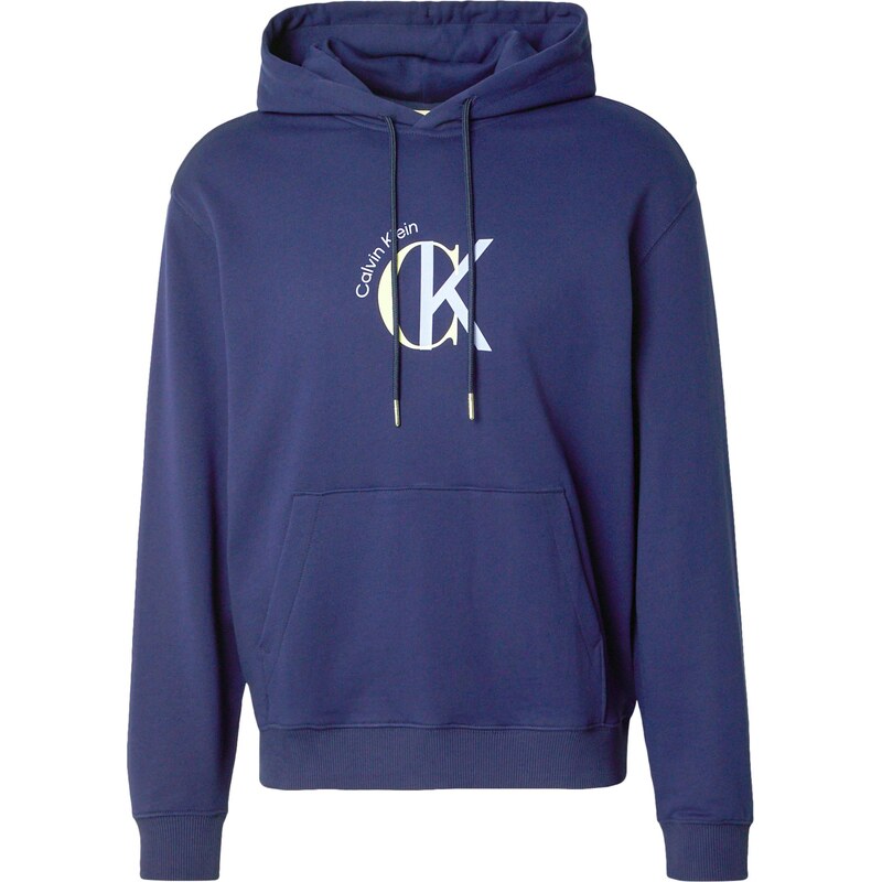 Calvin Klein Jeans Mikina indigo / biela 66707684