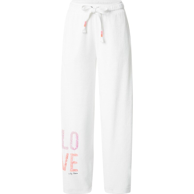 Grace Nohavice Nicki orchideová / koralová / šedobiela 66707675