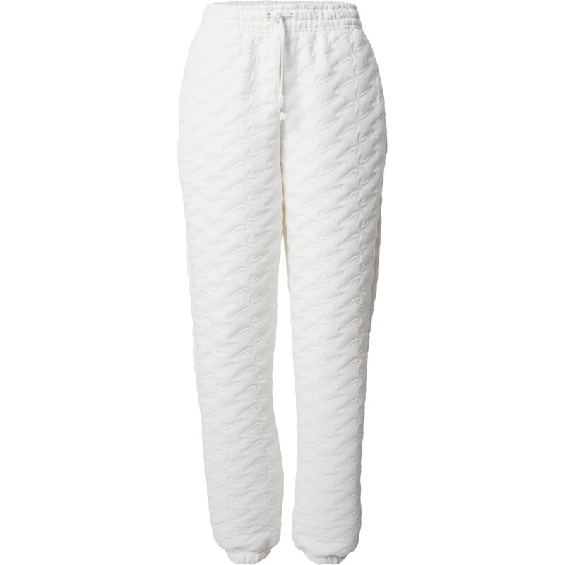 Nike Sportswear Nohavice Phoenix Fleece šedobiela 66707774