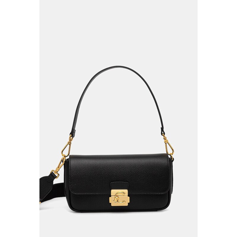 Kožená kabelka Coccinelle C-ME LOCK 66654632