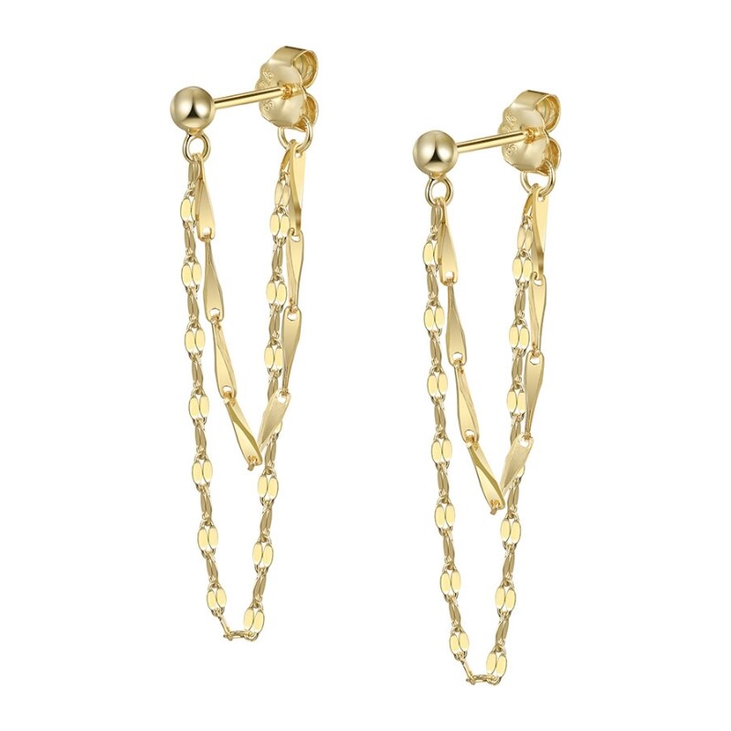 MAJYA Strieborné náušnice DARIANE pozlátené 11970 66712535