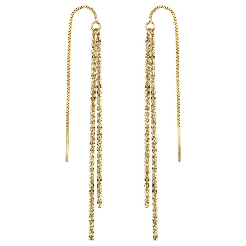 MAJYA Strieborné náušnice EDITH pozlátené 11972 66712530