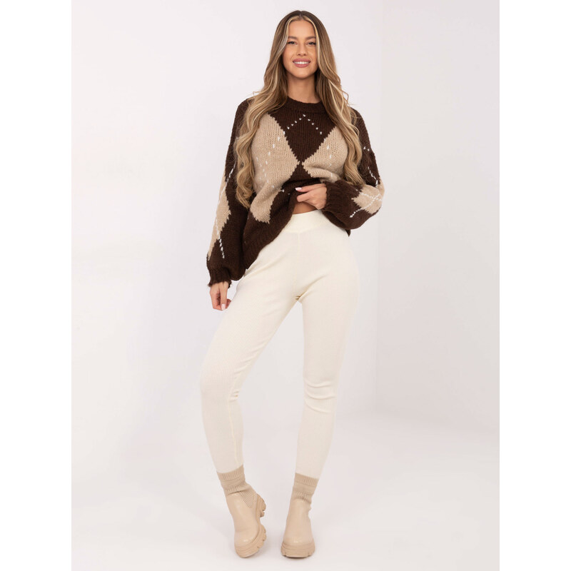 Italy Moda Sweater-MI-SW-WM295.15-brown 66704706