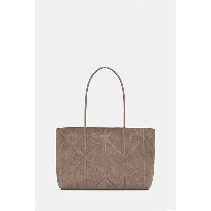 Semišová kabelka Calvin Klein 66717610