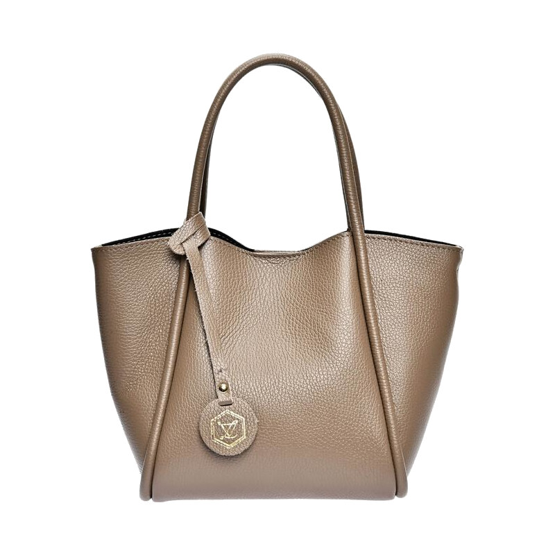 Luisa Vannini Dámska kožená kabelka LV WH 1943T Fango 66707942