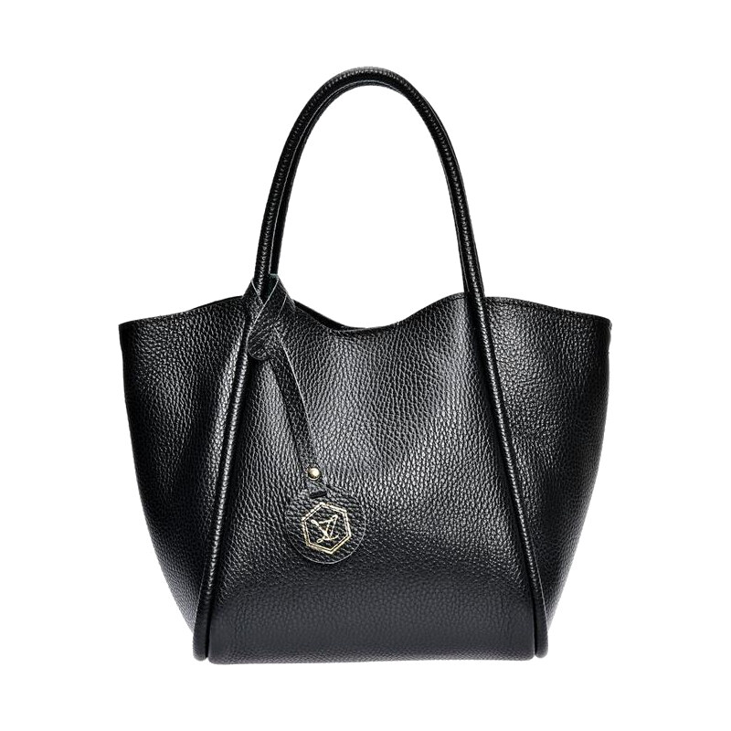 Luisa Vannini Dámska kožená kabelka LV WH 1943T Nero 66707960