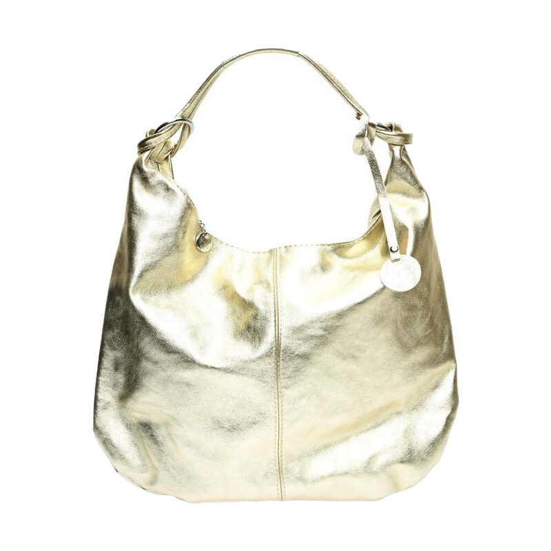 Carla Ferreri Dámska kožená kabelka Hobo CF8159 Oro 66707961