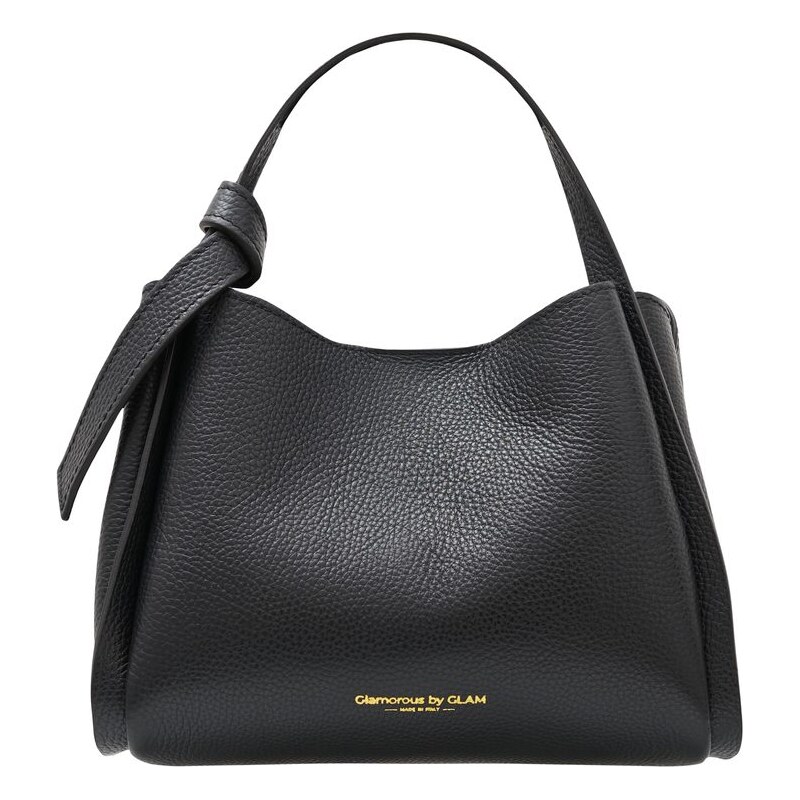 Glamorous by GLAM Dámská kožená kabelka do ruky černá 66709310